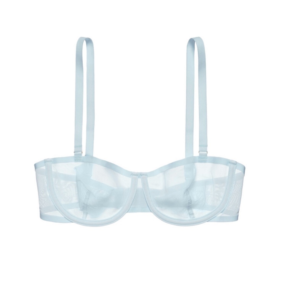 CUUP Sheer Light Blue Bra